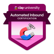 Clay Inbound Automation Certification
