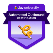 Clay Outbound Automation Certification
